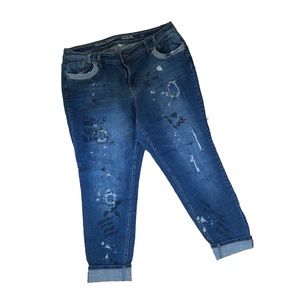 Avenue Denim ‘RockStar’ Boyfriend Jeans